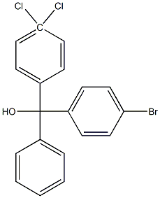 4-BROMO-4'',4''-DICHLOROTRITYL ALCOHOL 95% Struktur