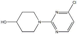 1-(4-CHLOROPYRIMIDIN-2-YL)-4-PIPERIDINOL, 95+% Struktur