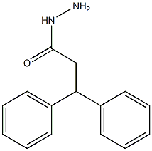 3,3-DIPHENYLPROPANOHYDRAZIDE Struktur