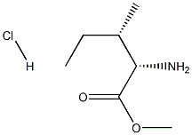 (2S,3S)-2-AMINO-3-METHYL-PENTANOIC ACID METHYLESTER HYDROCHLORIDE Struktur