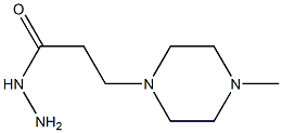 3-(4-METHYL-1-PIPERAZINYL)PROPANOHYDRAZIDE Struktur