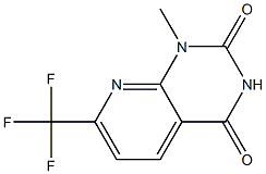 1-METHYL-7-(TRIFLUOROMETHYL)PYRIDO[2,3-D]PYRIMIDINE-2,4(1H,3H)-DIONE Struktur