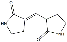 3-[(2-oxotetrahydro-1H-pyrrol-3-yl)methylene]-2-pyrrolidinone Struktur