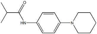 2-methyl-N-(4-piperidinophenyl)propanamide Struktur