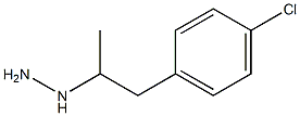 1-(1-(4-chlorophenyl)propan-2-yl)hydrazine Struktur