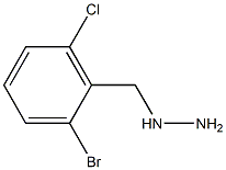 1-(2-bromo-6-chlorobenzyl)hydrazine Struktur