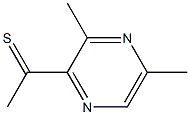 1-(3,5-dimethylpyrazin-2-yl)ethanethione Struktur