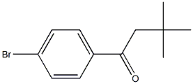 1-(4-bromophenyl)-3,3-dimethylbutan-1-one Struktur