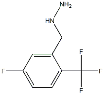 1-(5-fluoro-2-(trifluoromethyl)benzyl)hydrazine Struktur