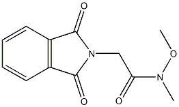 2-(1,3-dioxoisoindolin-2-yl)-N-methoxy-N-methylacetamide Struktur