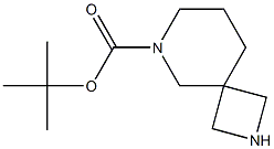 2,6-Diaza-spiro[3.5]nonane-6-carboxylic acid tert-butyl ester Struktur