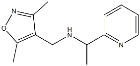 [(3,5-dimethyl-1,2-oxazol-4-yl)methyl][1-(pyridin-2-yl)ethyl]amine Struktur