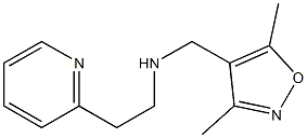 [(3,5-dimethyl-1,2-oxazol-4-yl)methyl][2-(pyridin-2-yl)ethyl]amine Struktur