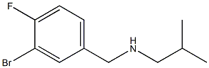 [(3-bromo-4-fluorophenyl)methyl](2-methylpropyl)amine Struktur