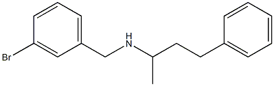 [(3-bromophenyl)methyl](4-phenylbutan-2-yl)amine Struktur