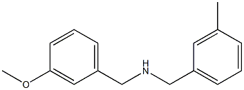 [(3-methoxyphenyl)methyl][(3-methylphenyl)methyl]amine Struktur