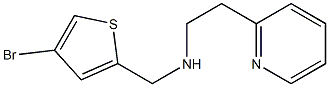 [(4-bromothiophen-2-yl)methyl][2-(pyridin-2-yl)ethyl]amine Struktur