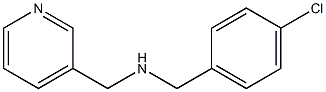 [(4-chlorophenyl)methyl](pyridin-3-ylmethyl)amine Struktur