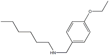 [(4-ethoxyphenyl)methyl](hexyl)amine Struktur