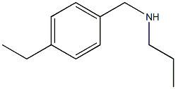 [(4-ethylphenyl)methyl](propyl)amine Struktur