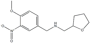 [(4-methoxy-3-nitrophenyl)methyl](oxolan-2-ylmethyl)amine Struktur