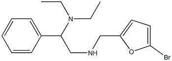 [(5-bromofuran-2-yl)methyl][2-(diethylamino)-2-phenylethyl]amine Struktur