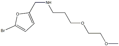 [(5-bromofuran-2-yl)methyl][3-(2-methoxyethoxy)propyl]amine Struktur