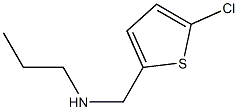 [(5-chlorothiophen-2-yl)methyl](propyl)amine Struktur