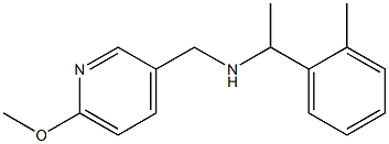 [(6-methoxypyridin-3-yl)methyl][1-(2-methylphenyl)ethyl]amine Struktur