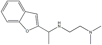 [1-(1-benzofuran-2-yl)ethyl][2-(dimethylamino)ethyl]amine Struktur