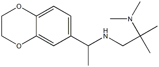 [1-(2,3-dihydro-1,4-benzodioxin-6-yl)ethyl][2-(dimethylamino)-2-methylpropyl]amine Struktur