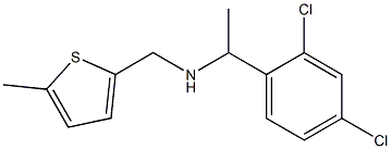 [1-(2,4-dichlorophenyl)ethyl][(5-methylthiophen-2-yl)methyl]amine Struktur