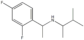 [1-(2,4-difluorophenyl)ethyl](3-methylbutan-2-yl)amine Struktur