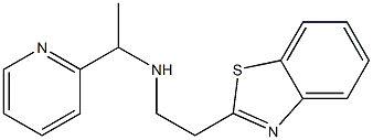 [2-(1,3-benzothiazol-2-yl)ethyl][1-(pyridin-2-yl)ethyl]amine Struktur