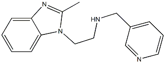 [2-(2-methyl-1H-1,3-benzodiazol-1-yl)ethyl](pyridin-3-ylmethyl)amine Struktur