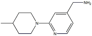 [2-(4-methylpiperidin-1-yl)pyridin-4-yl]methylamine Struktur