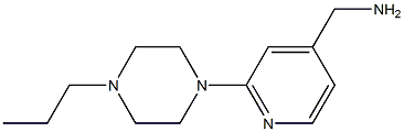 [2-(4-propylpiperazin-1-yl)pyridin-4-yl]methylamine Struktur