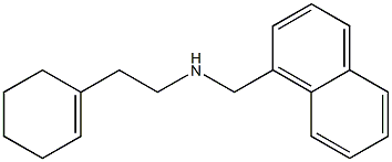 [2-(cyclohex-1-en-1-yl)ethyl](naphthalen-1-ylmethyl)amine Struktur