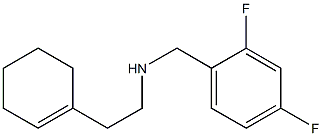 [2-(cyclohex-1-en-1-yl)ethyl][(2,4-difluorophenyl)methyl]amine Struktur