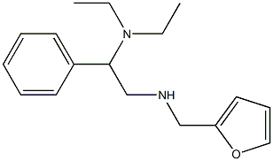 [2-(diethylamino)-2-phenylethyl](furan-2-ylmethyl)amine Struktur