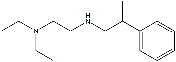 [2-(diethylamino)ethyl](2-phenylpropyl)amine Struktur