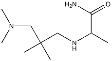 2-({2-[(dimethylamino)methyl]-2-methylpropyl}amino)propanamide Struktur