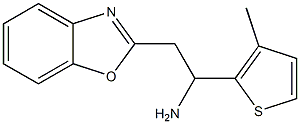 2-(1,3-benzoxazol-2-yl)-1-(3-methylthiophen-2-yl)ethan-1-amine Struktur