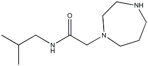 2-(1,4-diazepan-1-yl)-N-isobutylacetamide Struktur