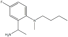 2-(1-aminoethyl)-N-butyl-4-fluoro-N-methylaniline Struktur