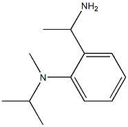 2-(1-aminoethyl)-N-methyl-N-(propan-2-yl)aniline Struktur