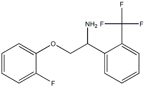 2-(2-fluorophenoxy)-1-[2-(trifluoromethyl)phenyl]ethanamine Struktur