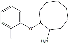 2-(2-fluorophenoxy)cyclooctanamine Struktur