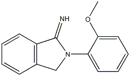 2-(2-methoxyphenyl)-2,3-dihydro-1H-isoindol-1-imine Struktur