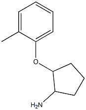 2-(2-methylphenoxy)cyclopentanamine Struktur